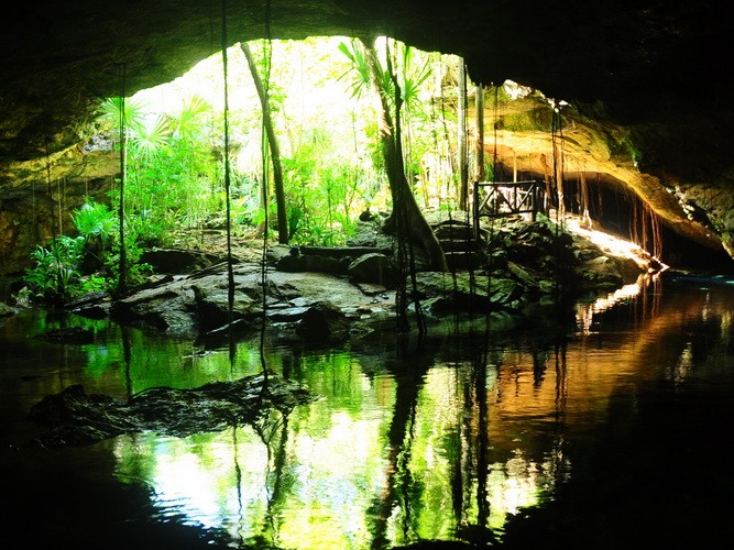 Mexiko Cenoten der Riviera Maya