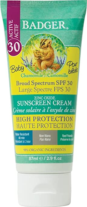 Biodegradable sun protection Badger