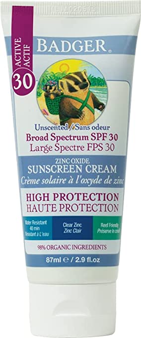 Biodegradable sun protection Badger