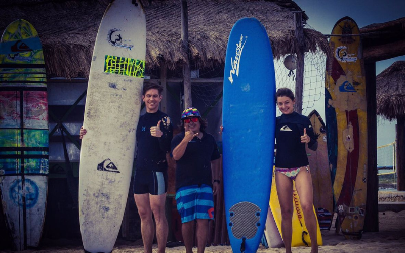 Learn to Surf on Cozumel: Surfing